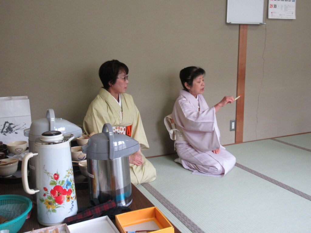 お茶体験1
