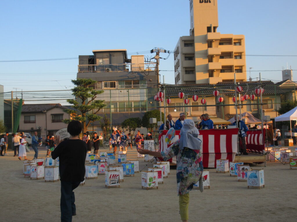 霞学区盆踊り大会1